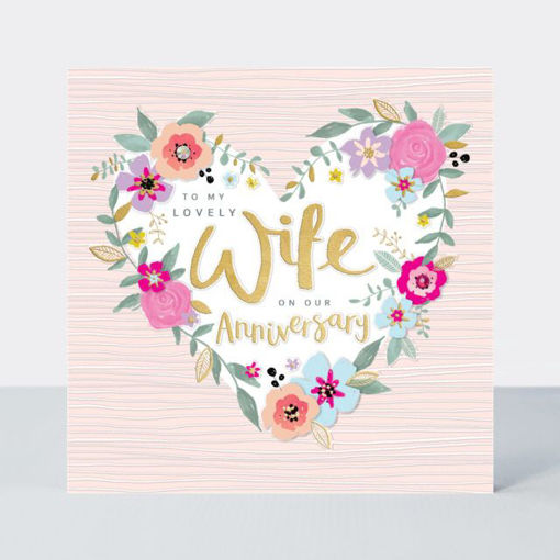 Picture of LOVELY WIFE ANNIVERSARY CARD